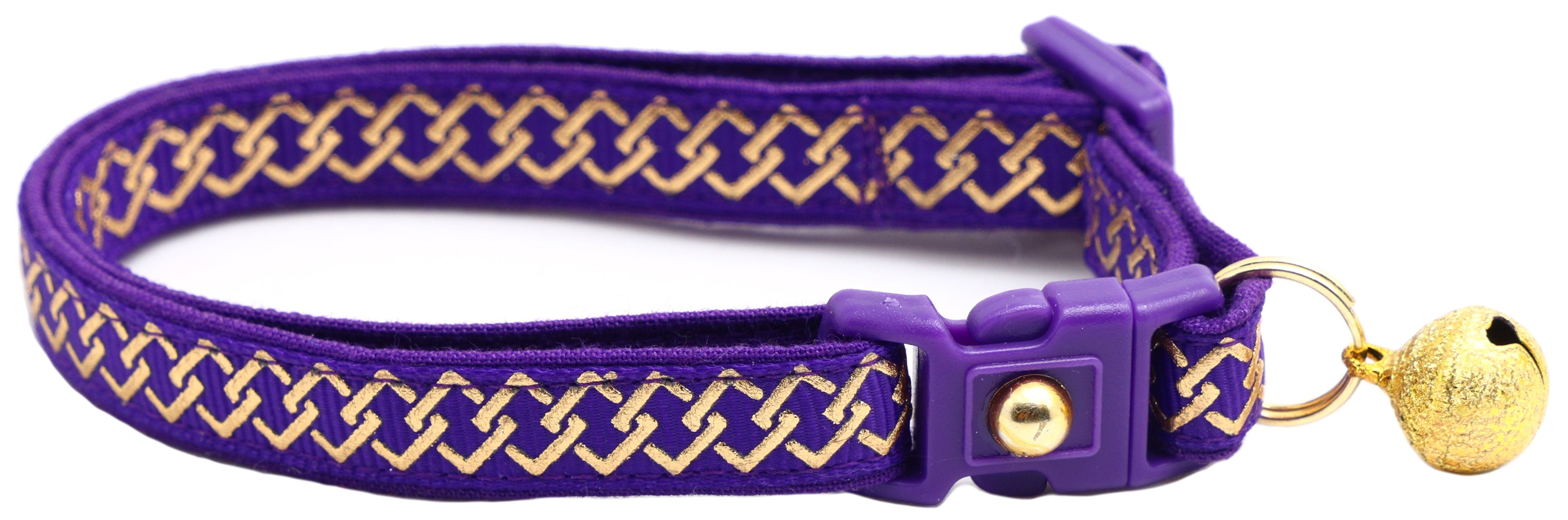 Gold Knots Breakaway Cat Collar