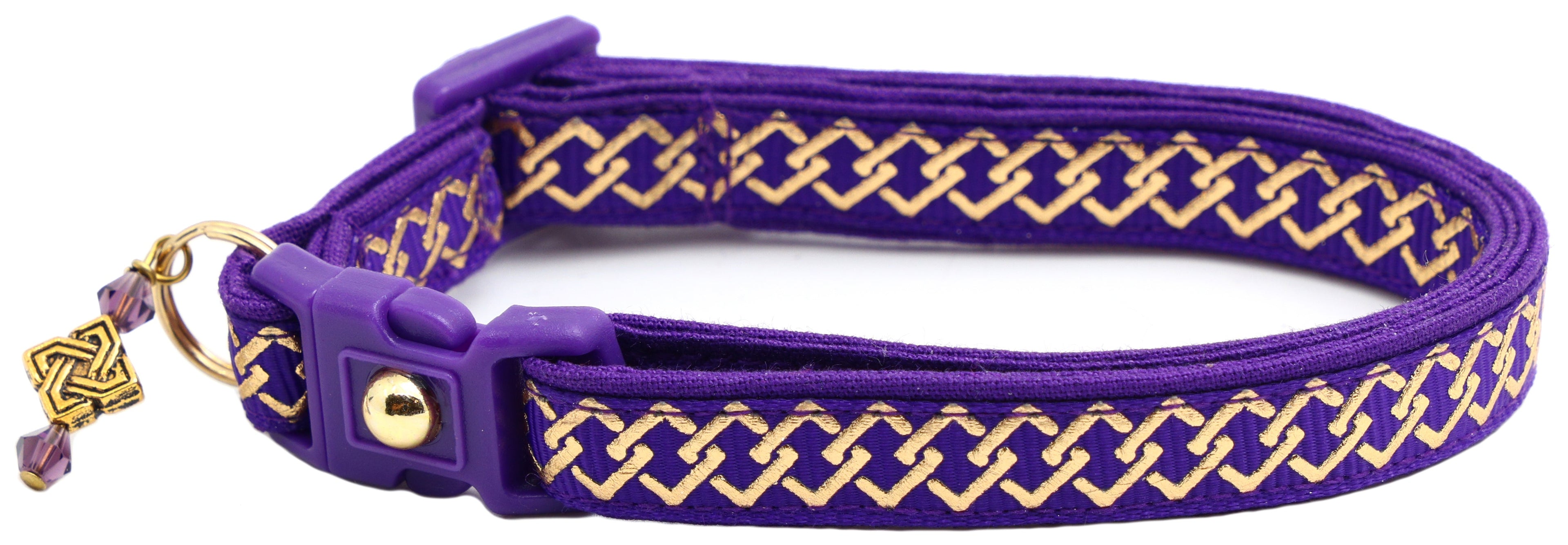 Gold Knots Breakaway Cat Collar