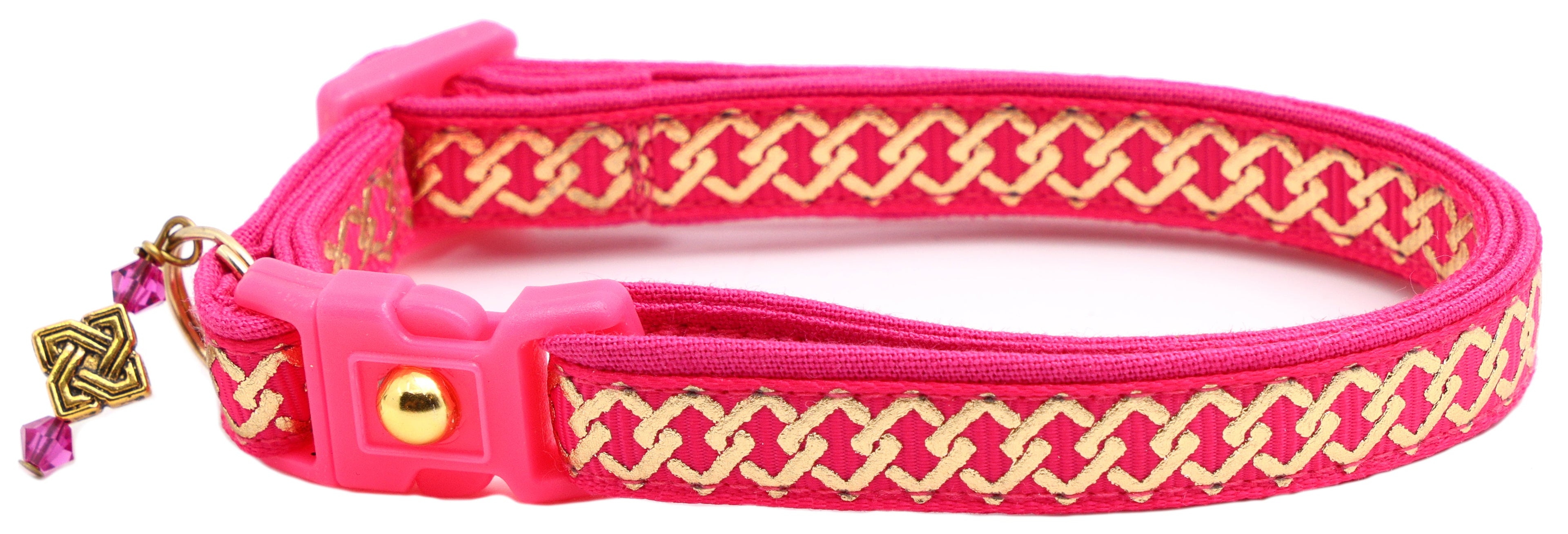 Gold Knots Breakaway Cat Collar