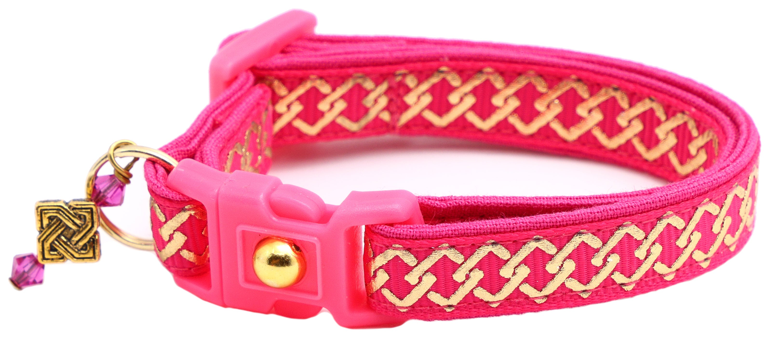 Gold Knots Breakaway Cat Collar