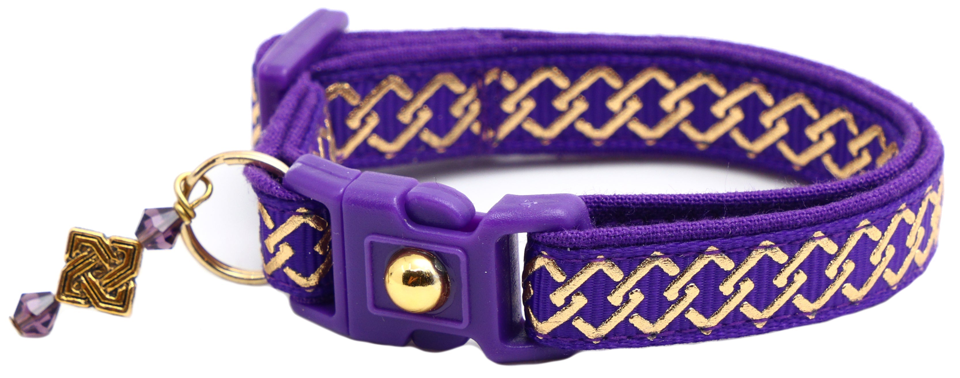 Gold Knots Breakaway Cat Collar