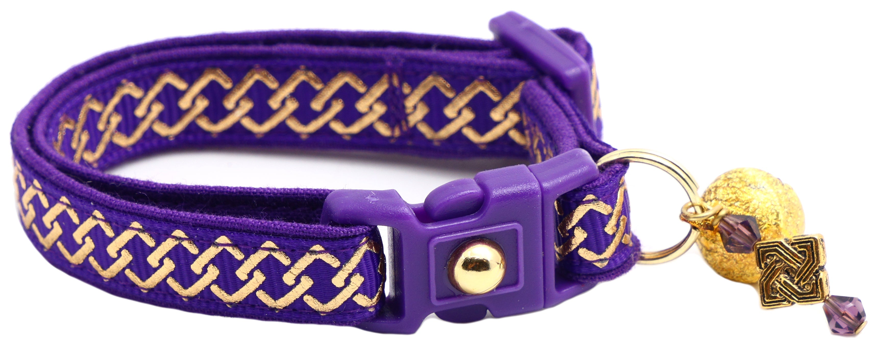 Gold Knots Breakaway Cat Collar