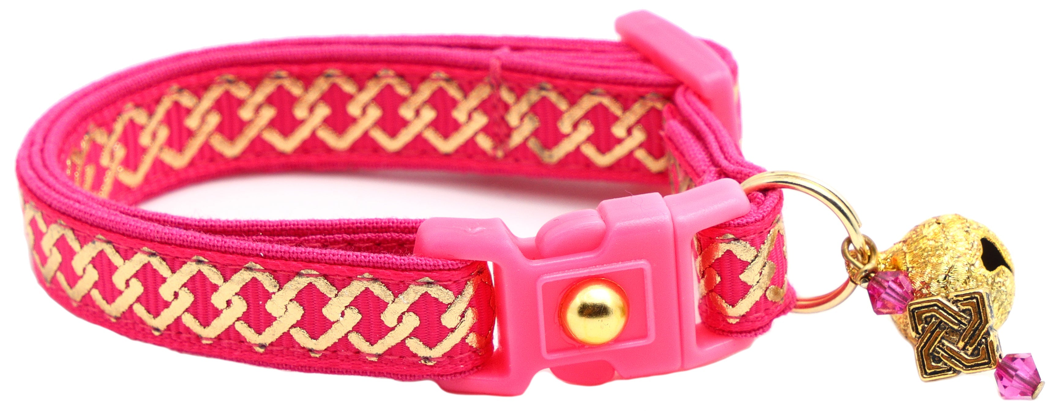 Gold Knots Breakaway Cat Collar